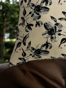 Jakar Desenli Makinada Yıkanabilir Kırlent