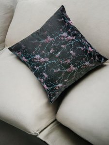 Jakar Desenli Makinada Yıkanabilir Kırlent