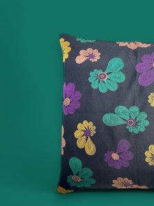 Jakar Desenli Makinada Yıkanabilir Kırlent