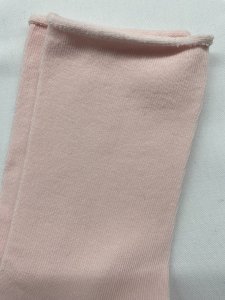 Şeker Pembesi Burun Dikişsiz Lastiksiz Pamuklu Kadın Soket Çorap