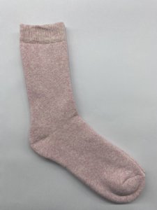 Pembe Renk Havlu Pamuklu Kadın Soket Çorap